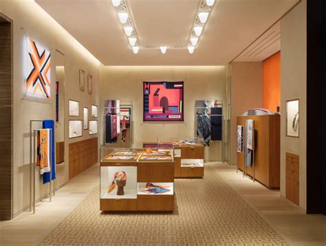 hermes store interior|hermes visual merchandising.